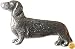 Pewter Mini Dachshund Pin