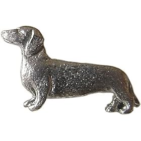 Pewter Mini Dachshund Pin