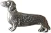 dachshund20 - Pewter Mini Dachshund Pin