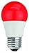 TCP RLAS155WRD LED A15 - 40 Watt Equivalent (5W) RED Colored Light Bulb