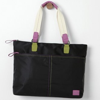 miim Women's Laptop Tote Bag Black for 15.6