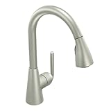 Moen S71708CSL Ascent One-Handle High Arc Pulldown Kitchen Faucet Featuring Reflex, Classic Stainles