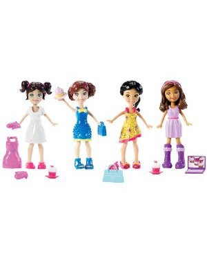 Polly Pocket and Friends Cupcake Party 4-Pack Amazon.com