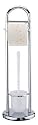 Wenko Exclusiv Stand WC-Garnitur Chrom m. Toilettenpapierhalter Modell Siena