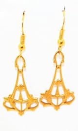 Gold Filigree Earrings