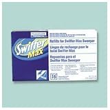 Swiffer Max Refill Cloths for Swiffer/Max Sweeper, 16/Box, 6 Boxes/Carton (PAG37109CT)