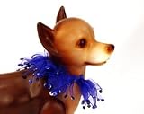 Blue Rhinestone Party Collar for Dogs -Small