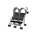 Delta City Street Side by Side Stroller, Black