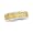 14K Two-Tone Gold Celtic Inspired Wedding Band For Men and Women - Size 5