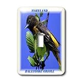 Florene State Birds - Maryland State Bird Baltimore Oriole - Light Switch Covers - single toggle switch