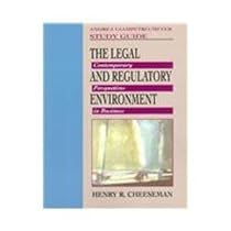 The Legal and Regulatory Environment: Contemporary Perspectives in Business