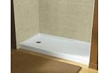Sterling 72141110-0 Ensemble Shower Receptor Only Left Hand Drain 60 x 30 White
