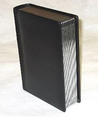 Professional 5x7 Black Silver edged Slip-in Wedding/Parent Photo Album holds 60 photos