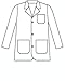 Landau Men's Three Button Closure Consultation Lab Coat