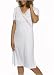  : Hanro Cotton Lace short sleeve nightgown