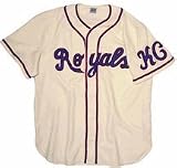 1945 Kansas City Royals Authentic Throwback Road Baseball Jersey (Sizes 3XL - 5XL) from Ebbets Field Flannels