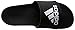 adidas Women's Adilette SC, Core Black/White/Core Black, 11