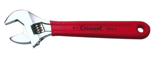 Crescent Adjustable Wrench with Cushioned Grip 8 Inch