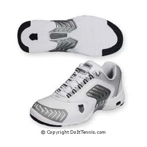 Buy K-Swiss Ladies Glaciator SCD (White Silver), Available in sizes 5 thru 11