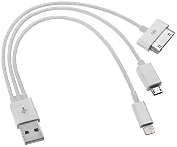 SeattleTech New 3 in 1 Micro USB 30Pin 8Pin Charge Cable Cord For iPhone 5 Samsung Galaxy Tab