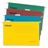 Esselte Pendaflex 90374 A4 green suspension files, BOX of 25