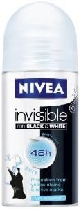 3 PACK Nivea Invisible Black and White Spray 50 ml.