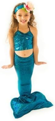 Sparkly Mermaid Tail By Applejack Apparel (XXL 16, Blue) (XXL 16, Blue)