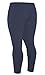 emFraa Mens Womens Skin Tights Thermal Base layer Pants Compression For Winter Navy S ~ 2XL
