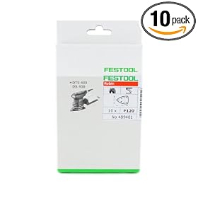 Festool 489479 P80 Grit, Rubin Abrasives, Pack of 10