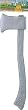 Wizard of Oz Tin Man Axe - Officially Licensed TM Wizard of Oz Costume Accessory