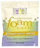 Aromatherapy Foam Bath Patchouli Sweet Orange - 2.5 oz., (Aura Cacia) ( Value Multi-pack of EIGHT(8) x 6 )