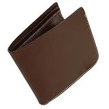 Rita Botta Men's Brown Smooth Italian Genuine Leather Billfold Wallet