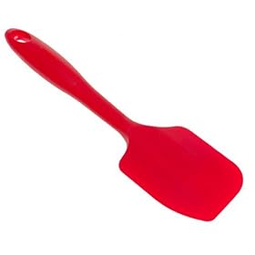 Trudeau Silicone Spatula - 500 Degrees Fahrenheit, Red, 10 Inch