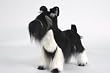 Miniature Schnauzer Black Stuffed Plush Dog by Hansa 18" L