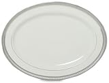 Mikasa Palatial Platinum 14-Inch Oval Fine China Platter