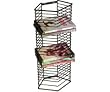 Atlantic Onyx 1331 28 DVD/Games Tower (Matte Black Steel)