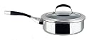 Circulon Steel Elite Stainless Steel Covered Saute Pan, 24 cm, 2.8 Litre
