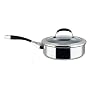 Circulon Steel Elite Stainless Steel Covered Saute Pan, 24 cm, 2.8 Litre
