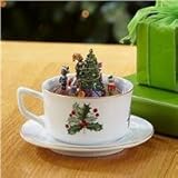 Teacup Christmas Music Box