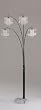 Crystalline Decor Black Floor Lamp By Acme Furniture
