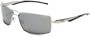 Tifosi Salvo T-F795 Aviator Sunglasses,Matte Silver Frame/GT Green Lens,one size