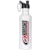 Carolina Hurricanes NHL 26Oz White Stainless Steel Water Bottle