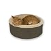 K&H Thermo-Kitty Bed, 16-Inch Diameter, Mocha