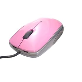iOne Lynx R23 USB 3 button Laser mouse - Pink Color