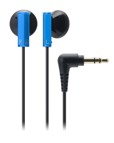 audio-technica インナーイヤーヘッドホン ブルー ATH-C101 BL