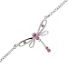 Jewelry : Passion Pink DRAGONFLY Jeweled BACK Belly Chain