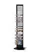 Black Finish Metal DVD Rack By Coaster Furniture