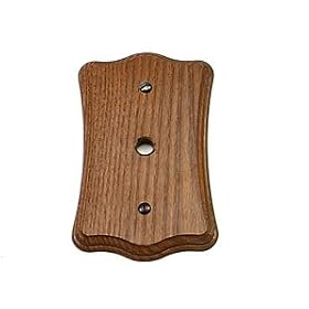 6 Pack of 176PH OAK TV PHN SWITCH PLATE by
