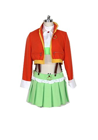 [ウェブエッセンス] コスプレ衣装 VOCALOID3（ボーカロイド?ボカロ） Megpoid（メグッポイド）★GUMI　風 　コスプレ　コスチューム　オリジナル ブレスレット 付き