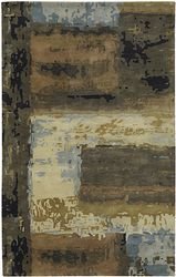 2' x 3' Hand-tufted Contemporary Rug New Zealand Wool